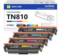 LeciRoba TN810 TN-810 - Cartucho de tóner de repuesto para Brother TN810 TN 810 para impresora Brother MFC-L9610CDN HL-L9410CDN HL-L9430CDN HL-L9470CDN MFC-L9630CDN MFC-L9670CDN (paquete de 4)