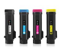 LeciRoba Tóner 6510 6515 para Xerox Phaser 6510 Xerox WorkCentre 6515 Tóner 106R03480 106R03690 106R03691 106R03692 106R03477 106R03478 106R03479 106R03476 (BK:5500 páginas C:4300 páginas,4 Paquetes)