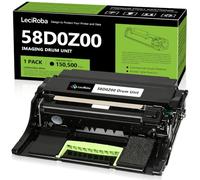 LeciRoba Unidad de tambor de imagen negra compatible 58D0Z00 para impresora Lexmark 58D0Z00 para Lexmark MS725 MS821 MS822 MS823 MS825 MS826 MX721 MX722 MX725 MX822 MX826 B2865 Paquete de 1 unidad