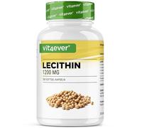Lecitina 1200 mg - 300 cápsulas blandas - Premium: Con fosfátidos - Lecitina de soja no modificada genéticamente - Alta dosis