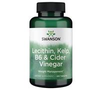 Lecitina, algas marinas, B6 y vinagre de sidra de manzana 240 comprimidos Swa...