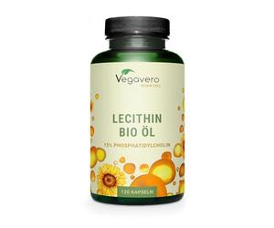Lecitina de Girasol | 1800 mg de Sunflower Lecithin| Circulación| Vegano & Sin Aditivos| Probado en Laboratorio | Vegavero