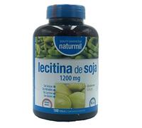 LECITINA DE SOJA 1200 MG IP 180 PERLAS NATURMIL, no GMO, , sin gluten, sin almidón, sin azúcar, sin lactosa, primera calidad, no testeado en animales, sin organismos genéticamente modificados.