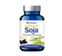 Lecitina de Soja IP 1.200 mg - 125 cápsulas blandas | No transgénica | Con fosfolípidos, colina e inositol | Ynsadiet | Apoya colesterol y memoria