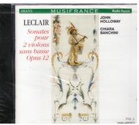 Leclair: Sonata para violín op. 12 / Chiara Banchini, John Holloway - CD