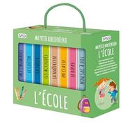 L'école: Coffret en 8 volumes : Mon sac à dos, Le repas, En classe, La maîtresse, Les activités, La sieste, Le goûter, Mes camarades