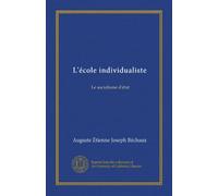 L'école individualiste: Le socialisme d'état