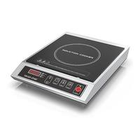 Lecon Chef - Placa de inducción, portátil 1 fuego potente 3500 W, placa de cocina eléctrica ajustable en 10 niveles, gran capacidad de carga de 50 kg, 24 horas minuto