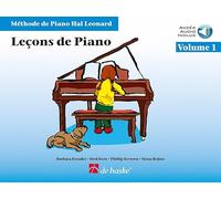Leçons de Piano Volume 1 | Méthode Piano Débutant Enfants Adultes | Livre Partition Facile Audio Inclus | Apprentissage Progressif Notation Rythme Technique | Pratique Cours Professeurs Hal Leonard