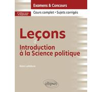 Leçons d'Introduction à la Science politique (Leçons de Droit)