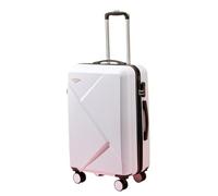LECOW Maletas Viaje Continúe Los Sistemas De La Maleta con Los Equipajes Ligeros Portátiles del ABS De Las Ruedas del Hilandero para El Viaje Maleta Equipaje de Mano (Color : B, Size : 22in)
