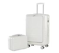 LECOW Maletas Viaje Maleta De Equipaje De Mano De 14/20 Pulgadas, Juego De 2 Piezas con Ruedas Giratorias, Maleta Duradera para Equipaje De Viaje Maleta Equipaje de Mano (Color : B, Size : 20+14in)