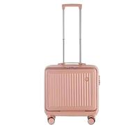 LECOW Maletas Viaje Maleta De Equipaje De Mano Pequeña, Cubierta Frontal, Maleta Completamente Abierta, Maleta De Equipaje, Equipaje Facturado Maleta Equipaje de Mano (Color : Rosa, Size : 18inch)