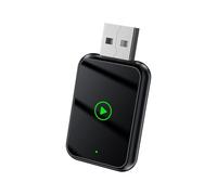 LECREA Adaptador Inalámbrico CarPlay para Ferrari 296 GTB 2022 2023, Dongle USB Plug & Play, Convierte CarPlay con Cable en Inalámbrico, Conexión Rápida y Estable,A Black