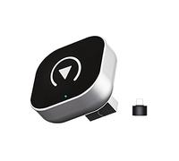 LECREA Adaptador Inalámbrico CarPlay para Hyundai Accent 2019 2020 2021 2022 2023, Convierte CarPlay con Cable en Inalámbrico, Dongle USB Plug & Play, Reconexión Automática,B Silver