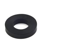 Lecreatekit 2 anillos de sellado de silicona para reparación de boquillas de botellas de sodastream, junta de arandela negra de 10,1 mm de diámetro interior de 18,5 mm de diámetro exterior de 3,4 mm