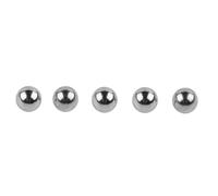 Lecreatekit 5 bolas de acero de 3,5 mm, pieza de repuesto N089668 para destornilladores DeWalt DCF885 DCF886 DCF887 DC825, soporte de tornillo, retenedor de brocas plateadas