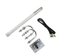 Lecreatekit 915 MHz 10dBi para antena lora para minero de punto de acceso de helio para rak para nebra Dragino, fibra de vidrio al aire libre con cable de baja pérdida de 10 pies