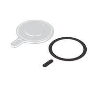 Lecreatekit Abrazadera de soporte de teléfono de aleación de aluminio para DJI para osmo Mobile 7P/7, adaptador de montaje magnético fuerte con agarre seguro, accesorio compacto de cardán plateado