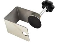 Lecreatekit Abrazaderas de instalación frontal de cajón de acero resistente con tornillos de ajuste fino, clips de montaje electrostáticos rociados para alineación de la cara del gabinete, color