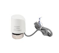 Lecreatekit Actuador térmico eléctrico AC230V M30 x 1,5 mm para válvula de radiador de calefacción de suelo, empuje 110N 3-5 minutos con cable de 90 cm