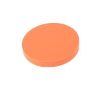 Lecreatekit Almohadilla de pulido de espuma de esponja naranja de 180 mm para encerar, amortiguar y sellar esmaltes, compatible con pulidores eléctricos o neumáticos