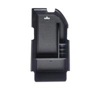 Lecreatekit Bandeja organizadora de consola central para Toyota Camry 2018-2023, inserto de caja de almacenamiento ABS con almohadilla antideslizante, accesorios interiores negros