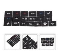 Lecreatekit Calcomanía de reparación de botón de control de clima para Buick para lacrosse 2005-2009, vinilo negro con letras blancas