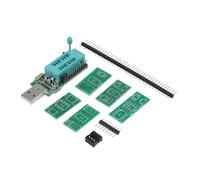 Lecreatekit CH341A Programador V1.7 con conversión de nivel de 1.8 V para chips 24/25/93/45/95, kit de software de código abierto