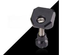 Lecreatekit CNC - Tapa plegable de aluminio para auriculares de bicicleta, cubierta de vástago de liberación rápida para Dahon P8/P10, pieza de repuesto de tuerca de bloqueo de abrazadera superior