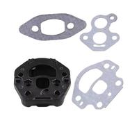 Lecreatekit Conjunto de codo para motosierras 235, 235e, 236, 240 y 240e. Adaptador de carburador con 3 juntas, construcción de plástico para un flujo de aire fiable y rendimiento del motor