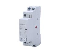 Lecreatekit Contactor de CA 2P 2NO para el hogar, 24 V, 25 A, interruptor modular de montaje en riel DIN, funcionamiento silencioso para caja de control de iluminación, protección IP20