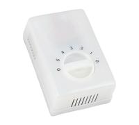 Lecreatekit Controlador de velocidad de ventilador de techo de 5 velocidades, panel de interruptor de flujo de aire ajustable para la mayoría de marcas, unidad de control de montaje en pared de