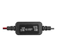 Lecreatekit Convertidor reductor de voltaje DC-DC de 12 V a 5 V 3 A 15 W IP67 impermeable módulo reductor de voltaje para tira de luz LED marina GPS