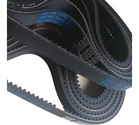 Lecreatekit Correa dentada de silicona de 635 mm x 15 mm, paso de 5 mm para scooter eléctrico de 10 pulgadas, compatible con htd 635-5M-15