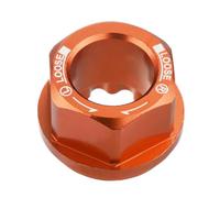 Lecreatekit Extractor de eje de pedal de aleación de aluminio 10T para M520 M8040 R7000, herramienta de extracción de eje de pedal de bicicleta con requisito de llave, naranja