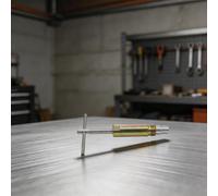 Lecreatekit Extractor de manguito de compresión de 1/2 pulgada, dispositivo de acero al carbono resistente para extracción de virola - removedor rápido de tubos para reparación de fregaderos, dorado