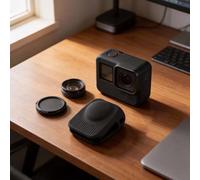 Lecreatekit Funda protectora de silicona para Max 2 - Funda anticaídas con agarre suave, carcasa ligera para deportes al aire libre y actividades acuáticas, color negro