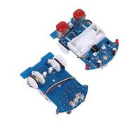 Lecreatekit Intelligent Line Following Car Kit con detección automática para educación robótica, plataforma de proyectos de aprendizaje STEM DIY, tablero compacto de 73 x 105 mm