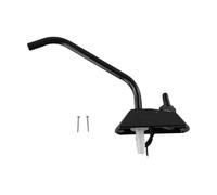 Lecreatekit Interruptor de grifo eléctrico de 12 V con cubierta de silicona, control de agua de rotación de 360° para caravana, caravana, barco, remolque, color negro