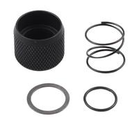 Lecreatekit Juego de 4 piezas de reparación de portabrocas de impacto para Dewalt DCF885 DCF885C2 DCF835M2 DCF836, resorte de manga metálica para piezas de repuesto de arandela de anillo