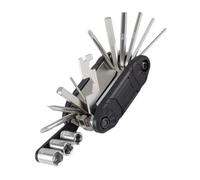 Lecreatekit Juego de herramientas de reparación, kit multifunción con llaves hexagonales y palancas de neumáticos, herramientas compactas de acero al carbono para mantenimiento de ciclismo de montaña