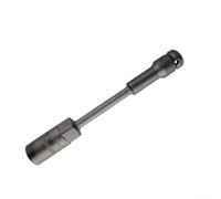 Lecreatekit Llave de tuerca hexagonal extra larga y delgada de 200 mm de profundidad, 1/2 unidad para cambios de neumáticos, llave resistente de 8 a 19 mm