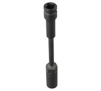 Lecreatekit Llave de tuerca hexagonal extra larga y delgada de 200 mm de profundidad, 1/2 unidad para cambios de neumáticos, llave resistente de 8 a 19 mm (17 mm)