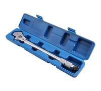 Lecreatekit Llave dinamométrica ajustable 19-110 NM, estilo de clic resistente para tareas de reparación mecánica, agarre ergonómico, cabeza de trinquete reversible de 3/8 (A)