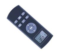 Lecreatekit Mando a distancia de repuesto para robot aspirador RS-RT900911 RR6865 RR6871, compatible con robot aspirador EXPLORER SERIE 20, pieza de repuesto de plástico negro