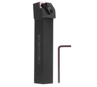 Lecreatekit MCLNR 2525M12 - Soporte de torneado de torno indexable de 25 x 150 mm para insertos CNMG1204, herramienta de acero al carbono para mano derecha de 95° para semiacabado