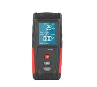 Lecreatekit Medidor electromagnético digital LCD recargable de radiación electromagnética con alarma de luz de sonido, probador de campo eléctrico y magnético para monitoreo de seguridad en casa y