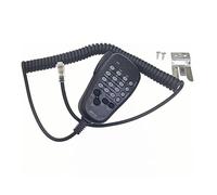 Lecreatekit Micrófono de altavoz de 6 pines para Yaesu FTM-100DR FT-7900R FT-8900R, micrófono de mano con cancelación de ruido con 4 botones programables y retroiluminación LED