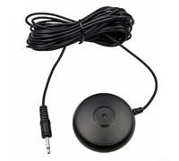 Lecreatekit Micrófono, micrófono de calibración Puleuroy de 3,5 mm, micrófono de medición para receptor de audio y video, sistema de cine en casa